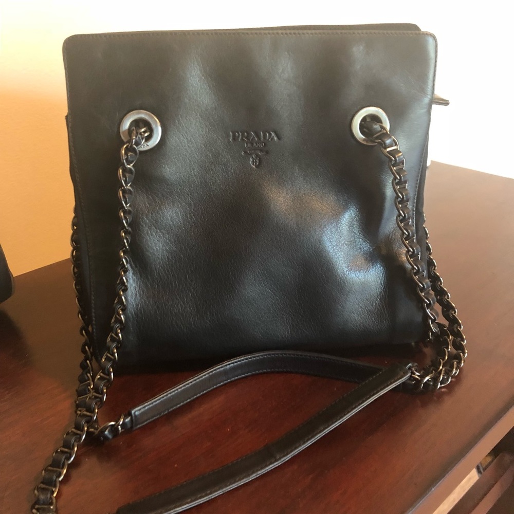 Authentic Prada Chain Shoulder Bag